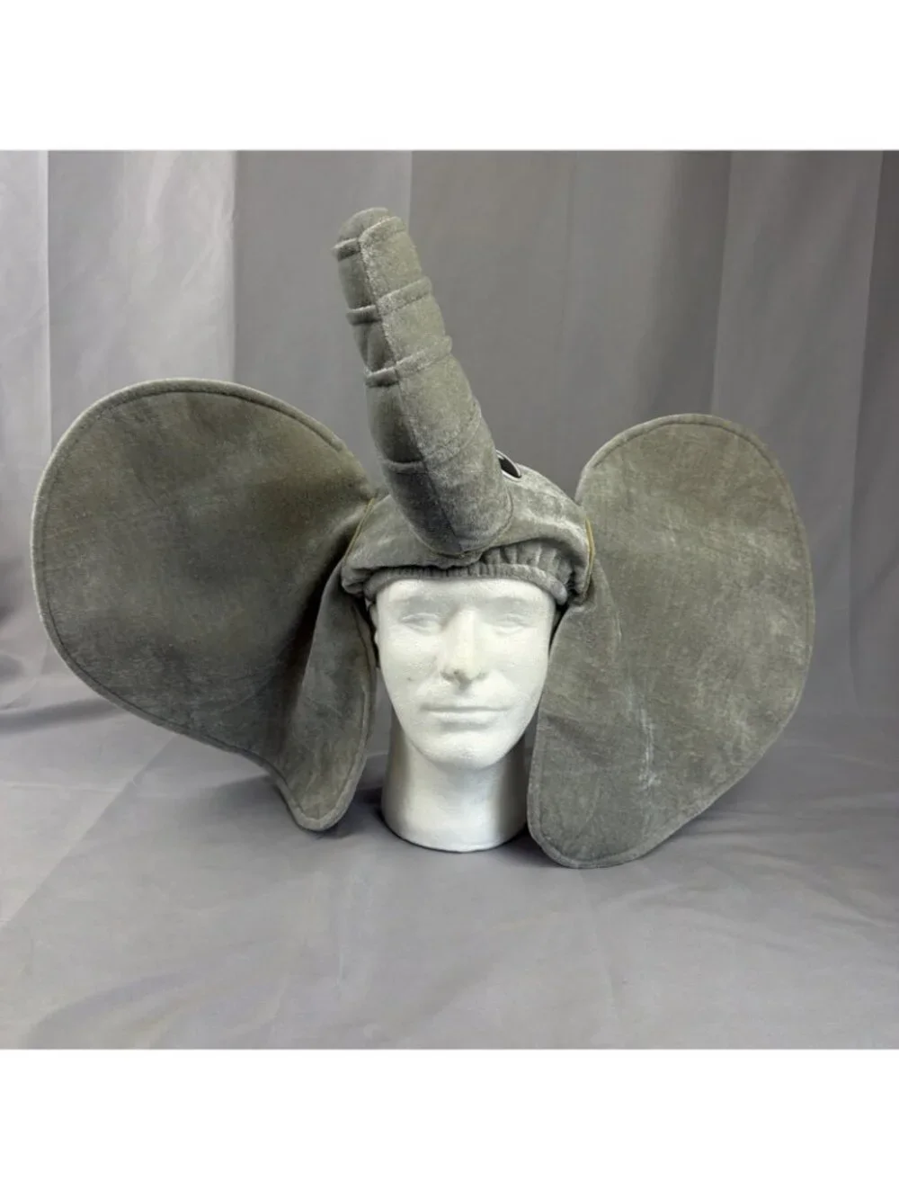 Adult Elephant Costume Ears Headband Trunk Masquerade Zoo Safari Dumbo Babar